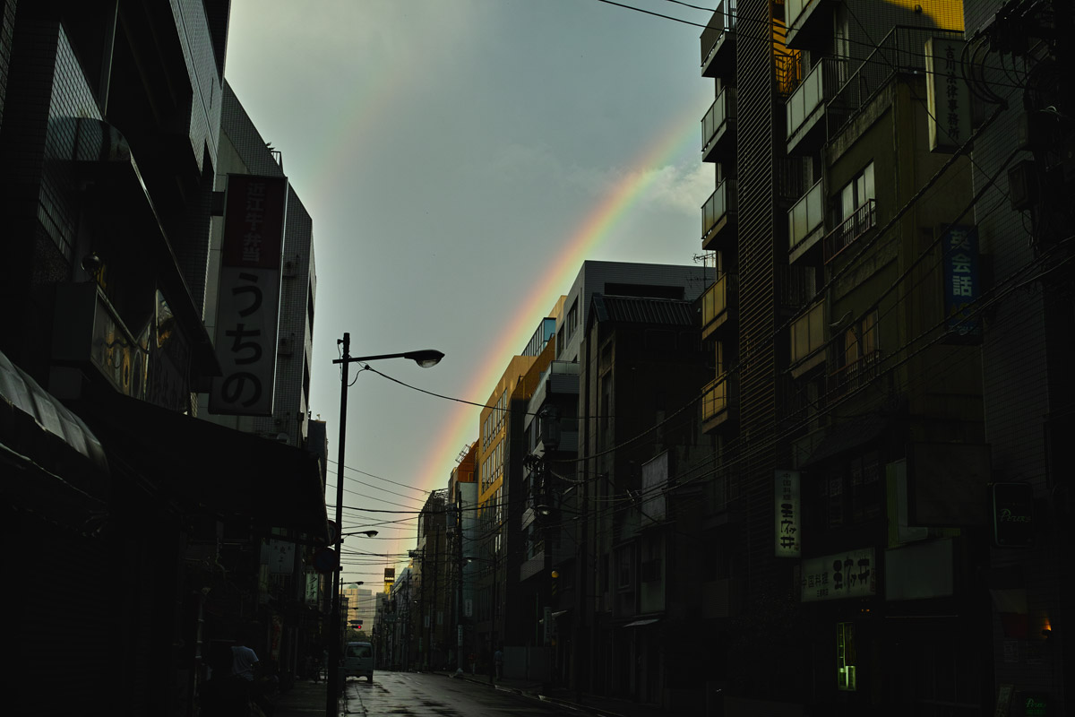 Regenbogen in Tanabata